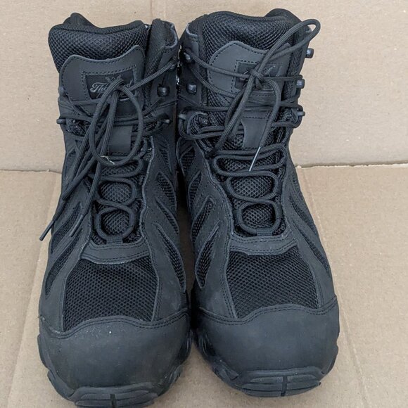 Thorogood Men's Black Crosstrex Side Zip Comp Toe Hiker Boot Waterproof Sise 12 - Picture 4 of 15